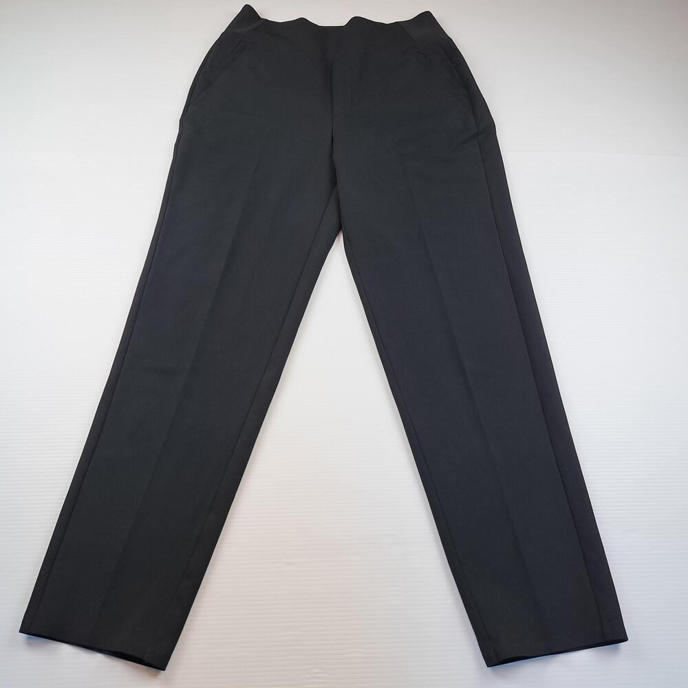 Athleta Pants Womens 8 Tall Black Endless Straight Leg Pull On Stretch Career